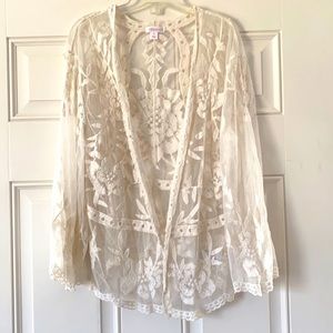 Women’s small lace cardigan